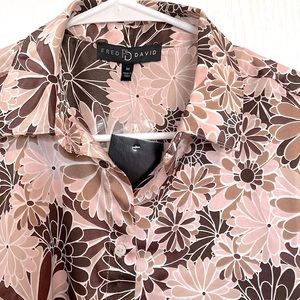 long-sleeved blouse trend print